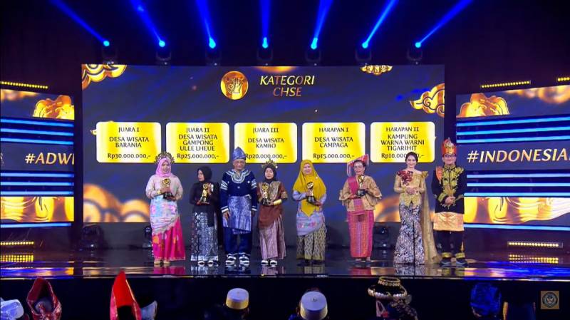 Desa Barania Raih Juara 1 Kategori CHSE di ADWI 2022