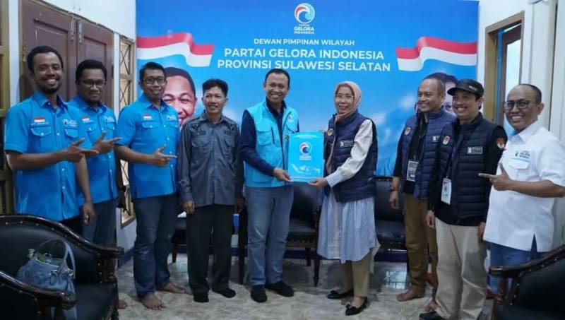 Partai Gelora Sulsel Penuhi Syarat Verfak
