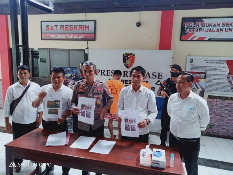 Polres Takalar Ringkus Dua Pelaku Curnak di Polut