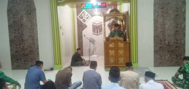 Kelima Kalinya, Dandim Safari Shalat Subuh di Desa Tombolo