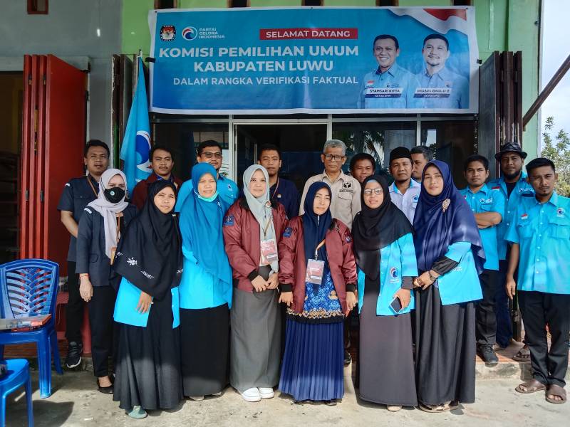 KPU Verfak, DPD Partai Gelora Luwu Penuhi Syarat