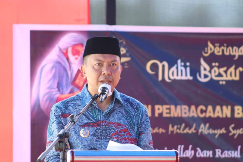 Maulid Nabi di Warkop Merah Putih, Bupati: Perbanyak Ibadah Karena Hidup Hanya Sekali