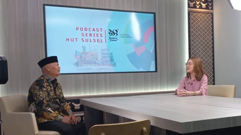 Muslimin Bando Jadi Narasumber di Podcast HUT ke-353 Sulsel