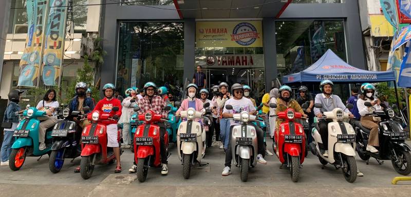30 Pemuda di Makassar Touring Jappa-Jappa Sumpah Pemuda Bersama Fazzio