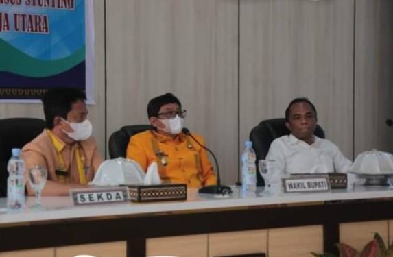Wabup Torut Pimpin Pertemuan Diseminasi Audit Kasus Stunting