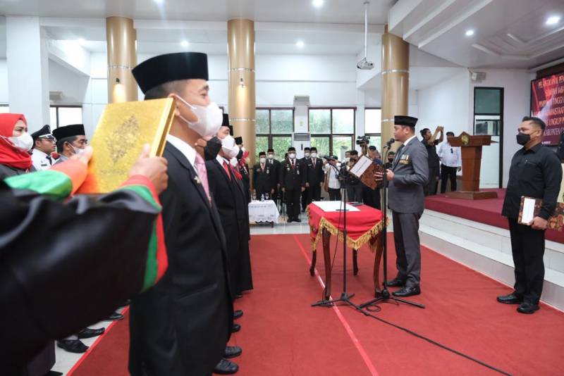 Bupati Gowa Lantik 118 Pejabat, Kolaborasi dan Kekompakan Diperlukan Realisasikan Program Pembangunan 
