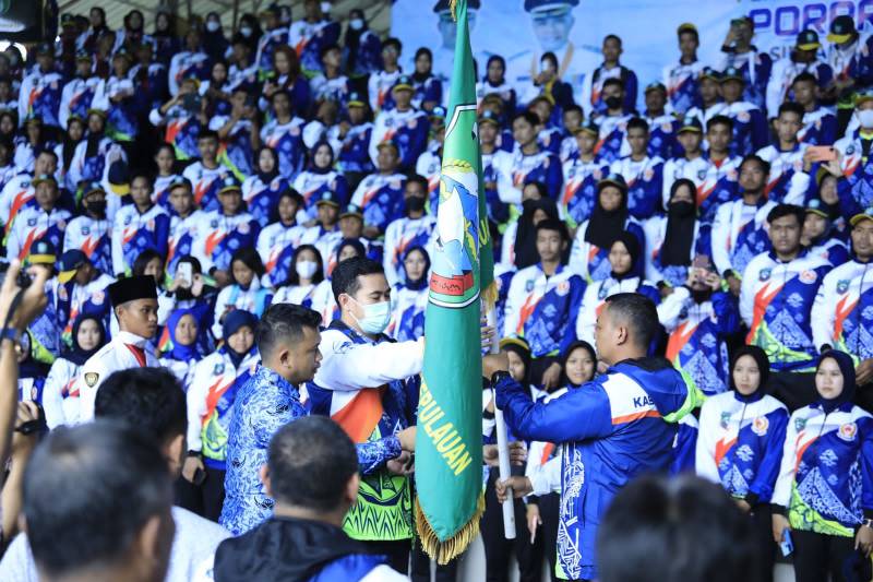 Bupati Lepas Kontingen Porprov, Pangkep Target 2  Besar 