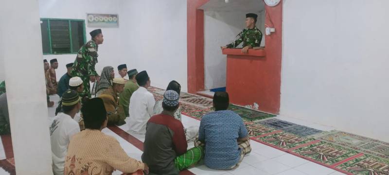 Jamaah Masjid Darul Salam Kampung Passui Berterima Kasih Atas Program Safari Subuh Dandim
