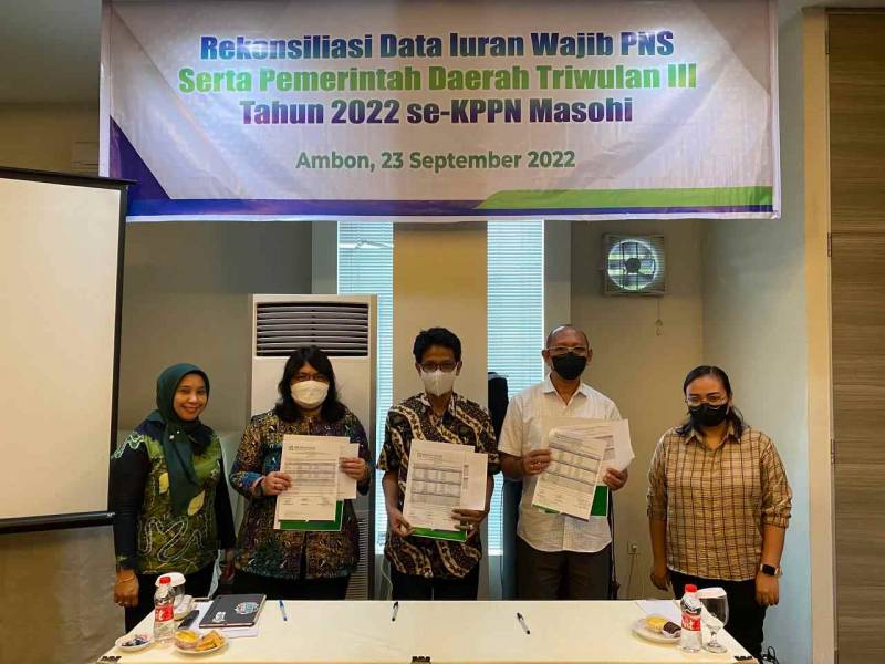 BPKAD Kabupaten Seram Bagian Barat Jaga Akurasi Data PNS Daerah Lewat Rekonsiliasi