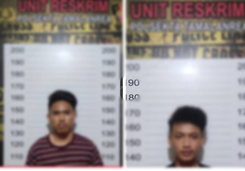 Dua Pak Ogah Terduga Pengeroyok Driver Taksi Online Ditangkap Polisi