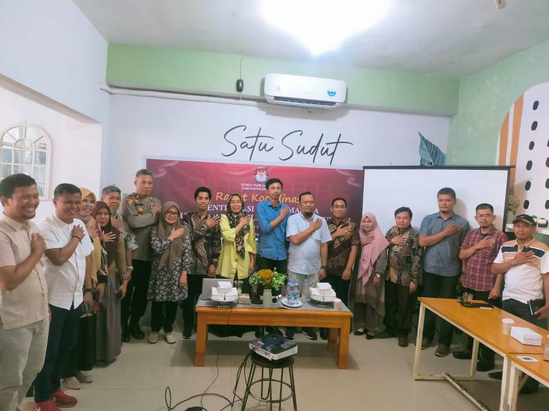 Rakor Bersama APH, KPU Enrekang Bahas Upaya Meminimalisir Potensi Pelanggaran Pemilu