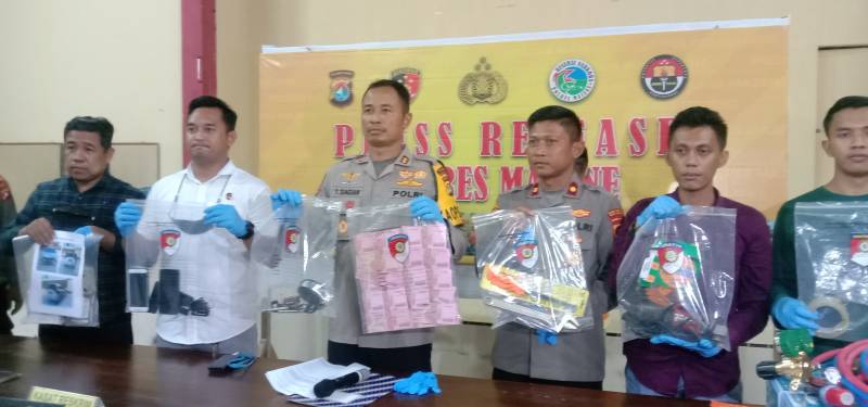 Polres Majene Tangkap Pelaku Pembobol ATM BRI