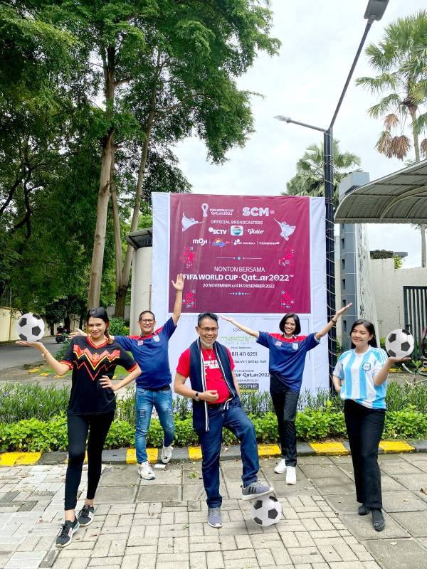 Pembukaan World Cup 2022, Maxone Hotel & Resort Makassar Gelar Nobar