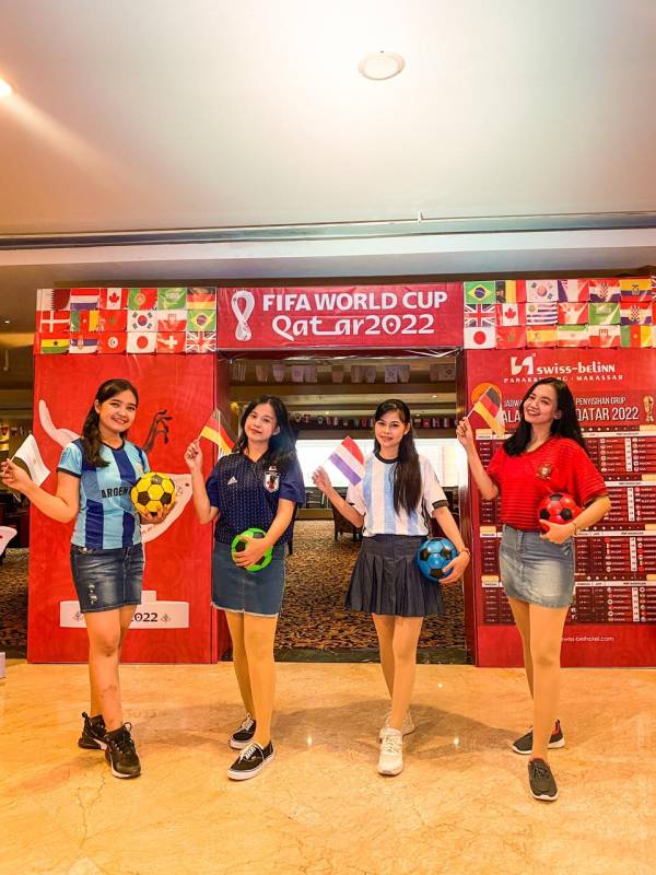 Swiss-Belinn Panakkukang Makassar Kantongi Lisensi Official Venue  Nonton Bersama FIFA World Cup Qatar 2022