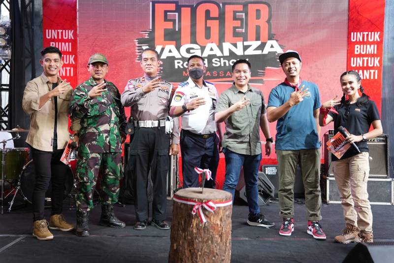 Toko Eiger ke-6 di Makassar Diresmikan, Ada Roadshow Eigervanza Program Undian Rp2,35 Miliar