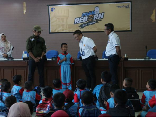 Edukasi Hemat Air, PDAM Makassar Terima Kunjungan Pelajar