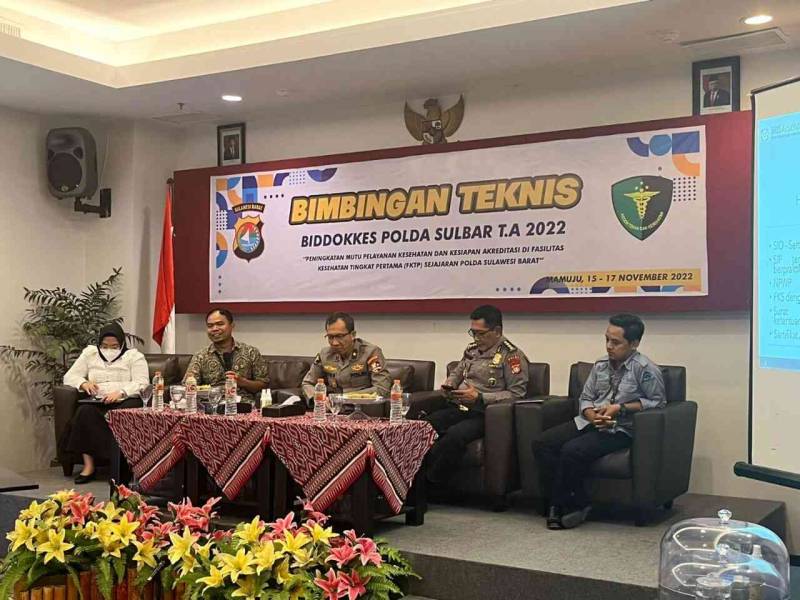 Bidokkes Polda Sulbar Komitmen Tingkatkan Mutu Layanan Fasilitas Kesehatan