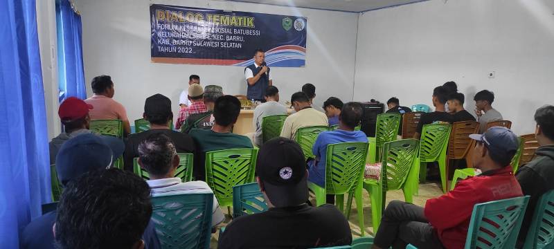 Forum Keserasian Sosial Batubessi Gelar Dialog Peningkatan Kapasitas Ekonomi Produktif