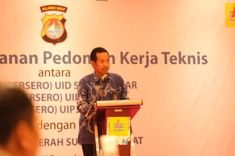 Perkuat Sinergitas, PLN Teken Pedoman Kerja Teknis bersama Polda Sulbar