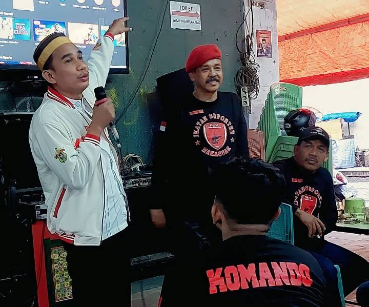 Rudianto Lallo Hadiri Undangan Silaturahmi Ikatan Suporter Makassar