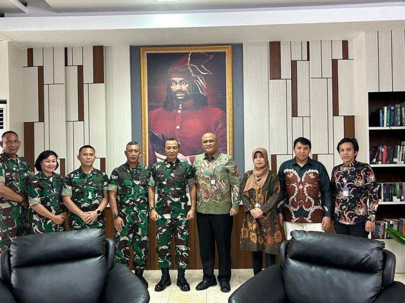 Perkuat keberlanjutan Tugas, Kanwil VI KPPU Silaturahmi ke Pangdam XIV Hasanuddin