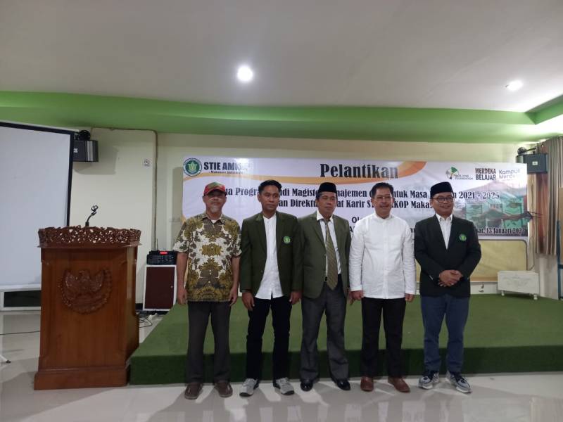 Pelantikan Kaprodi MM STIE Amkop Berlangsung Sukses