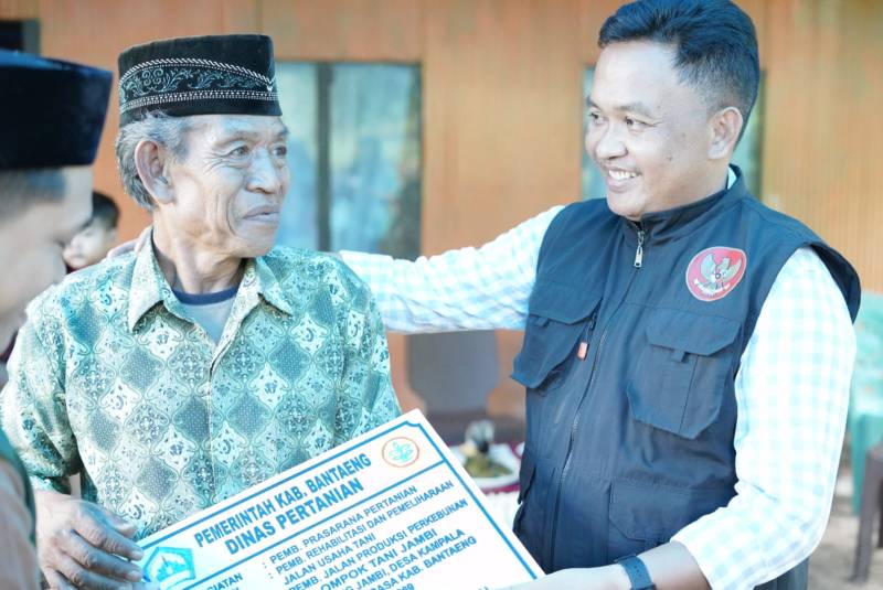 Warga Kampala Bantaeng Tidak Sangka Pembangunan Jalan dan Pertanian Sentuh Pelosok 