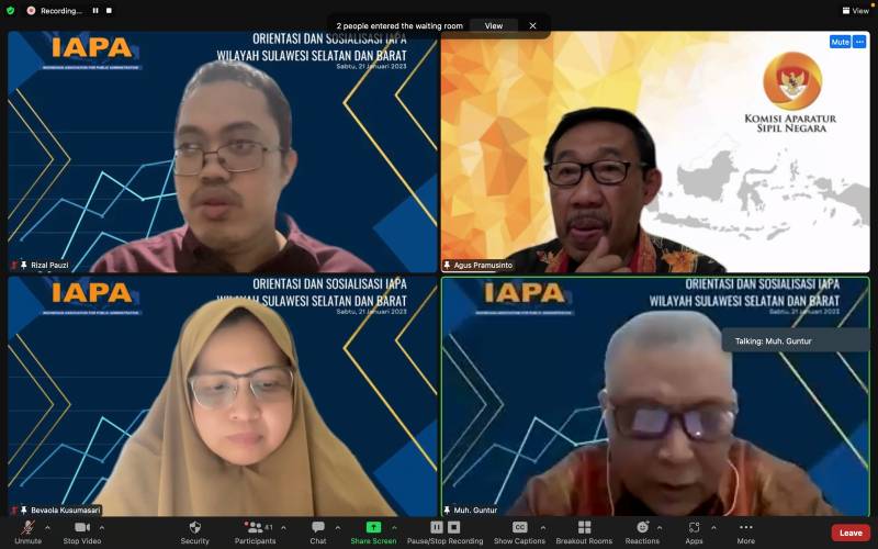 Matangkan Persiapan Pelantikan, DPD IAPA Sulselbar Gelar Orientasi dan Sosialisasi Kelembagaan