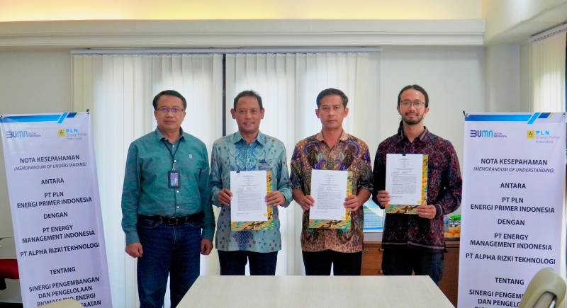 Perkuat Rantai Pasok Biomassa, PLN EPI Jalin Kolaborasi Dengan PT EMI dan PT Artekno