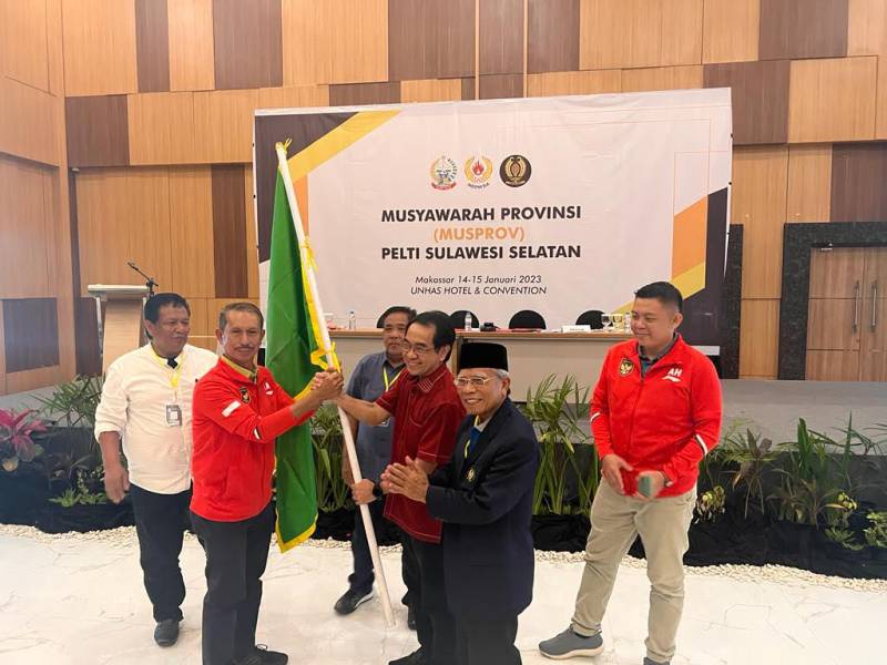 Terpilih Aklamasi Pimpin Pelti Sulsel, Rektor Unhas Janji Event Internasional di Makassar