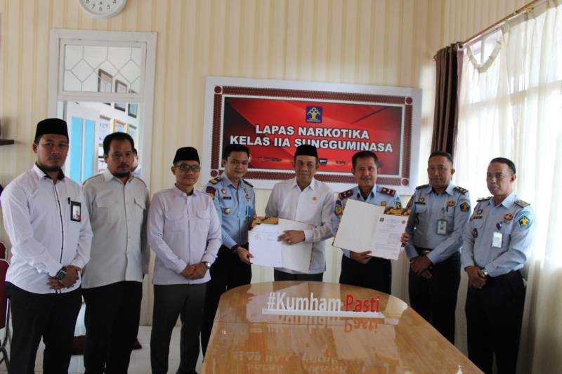 Lapas Narkotika Sungguminasa Gandeng Kemenag Gowa Tingkatkan Pembinaan Keagamaan