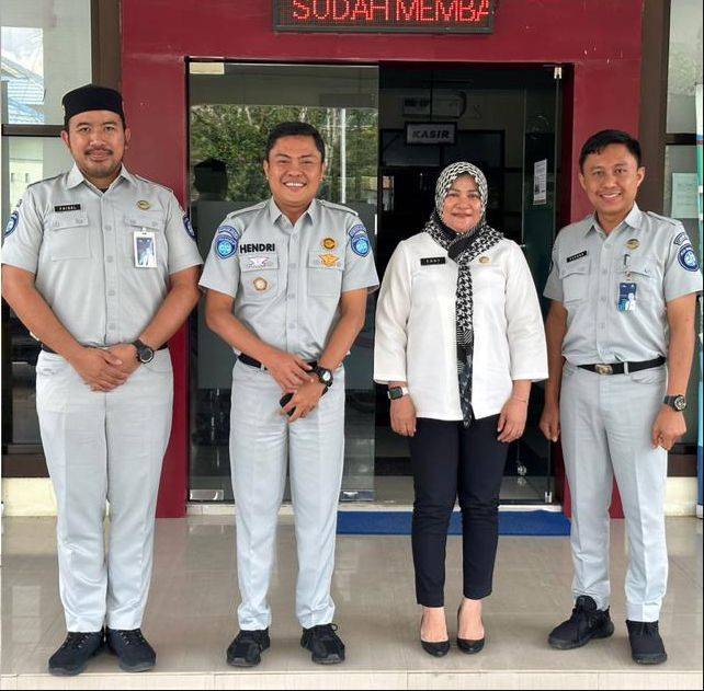 Kacab Jasa Raharja Sulsel Silaturahmi ke Samsat Lutra