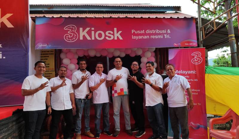 3Kiosk Hadir di Area Rural, Mudahkan Pelanggan Tri dan Retailer di Luwu Timur