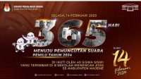 KPU Majene Sosialisasikan Penetapan Hari Pemungutan Suara Pemilu