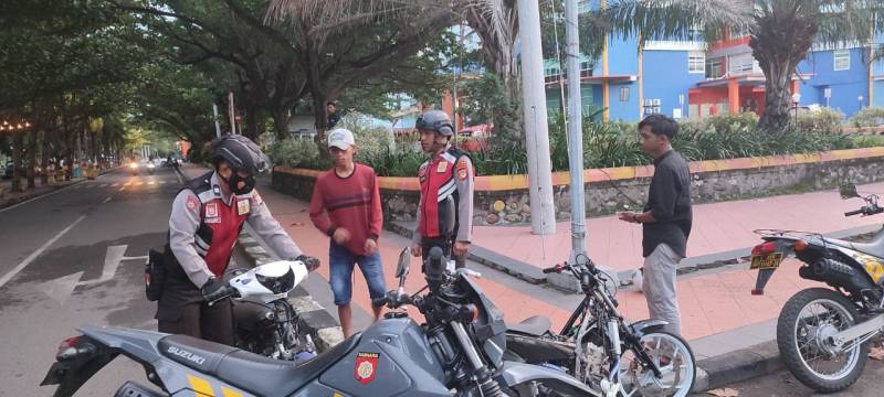 Cegah Aksi Balap Liar dan Tawuran, Kabag Ops Pimpin Patroli Gabungan