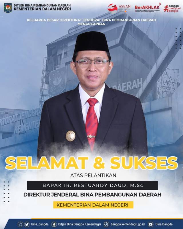Putra Polongbangkeng Takalar Jabat Dirjen Bangda Kemendagri