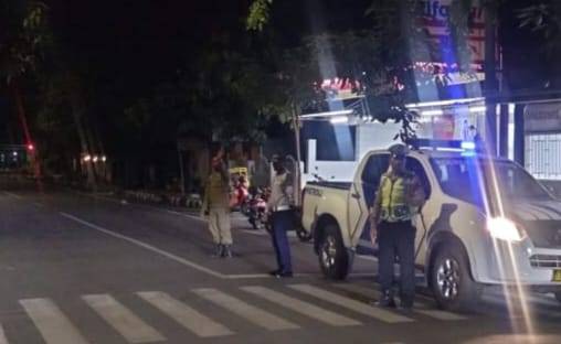 Satlantas Polres Bantaeng Lakukan Blue Light Patroli