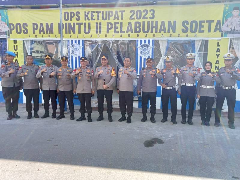 Kapolres AKBP Yudi Frianto Dampingi Tim Wasops Itwasum Polri Cek Pos Pam Pelabuhan