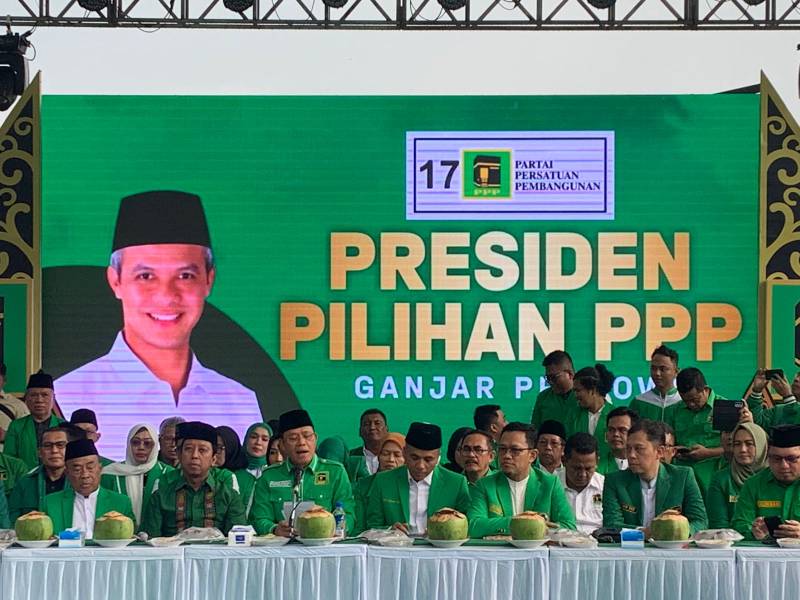 PPP Resmi Umumkan Ganjar Pranowo Sebagai Bakal Capres di Pilpres 2024
