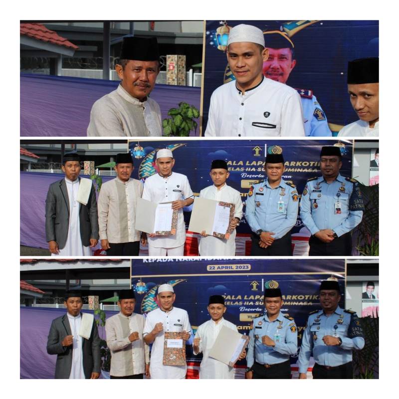 500 Warga Binaan Lapas Narkotika Sungguminasa Dapat Remisi Hari Raya Idul Fitri