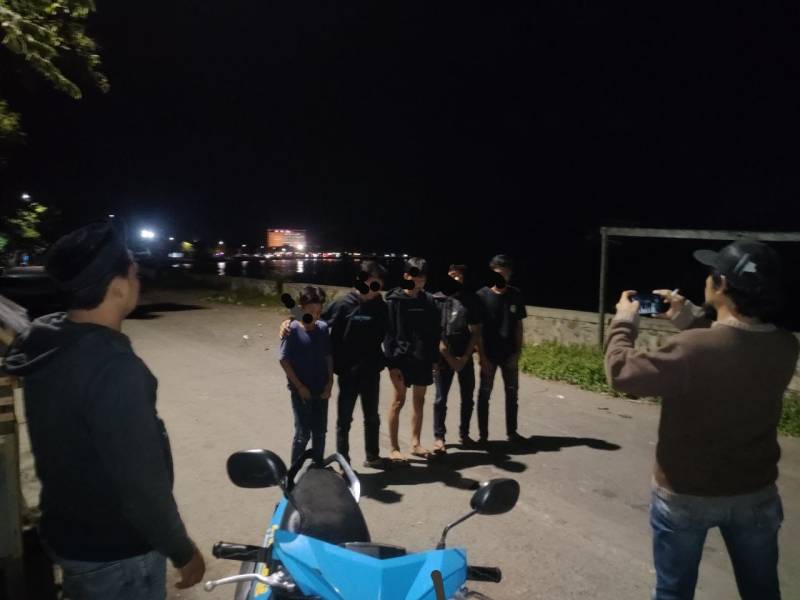 Polres Bantaeng Kembali Bubarkan Sekelompok Anak Muda Yang Diduga Akan Lakukan Tawuran