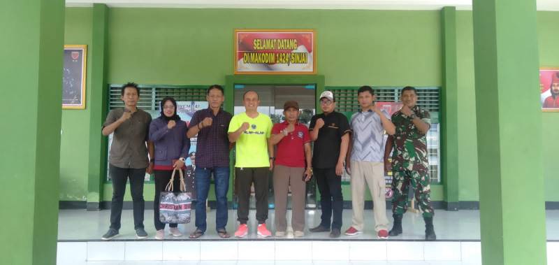 MaKodim 1424/Sinjai Kedatangan Aliansi Pers