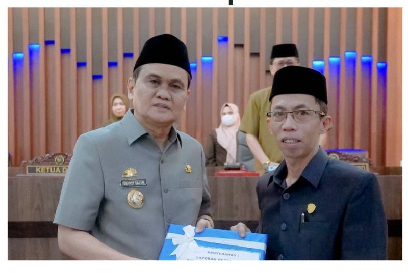 Bupati Barru Serahkan LKPJ, DPRD Terima Tanpa Catatan