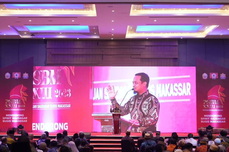 Hadiri PSBM XXIII, Gubernur Andi Sudirman Ajak Para Saudagar Bangun Sulsel 