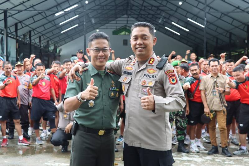 Guna Menjaga Soliditas dan Sinergitas TNI-POLRI, Kapolres Silaturahmi Ke Makodim 1410/Btg