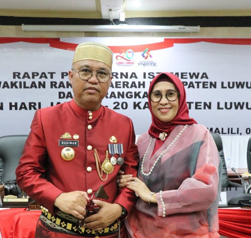Gubernur Sulsel Puji Kinerja Bupati Budiman Dua Tahun Pimpin Lutim 
