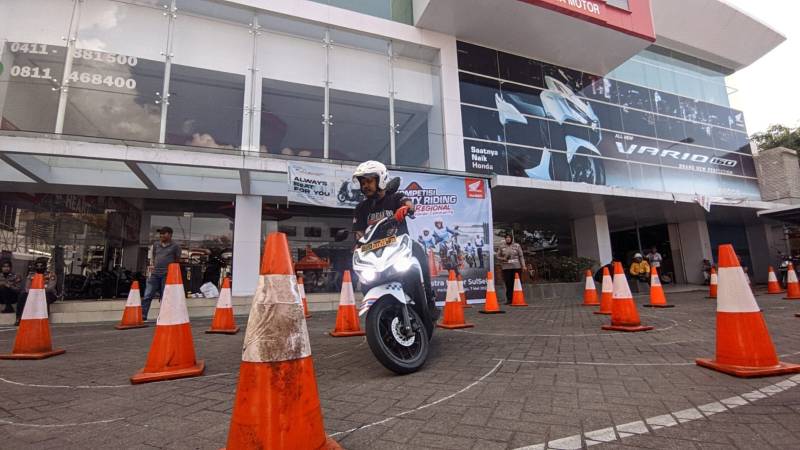 Gelar Kompetisi Regional Safety Riding 2023, Asmo Sulsel Kampanyekan Keselamatan Berkendara