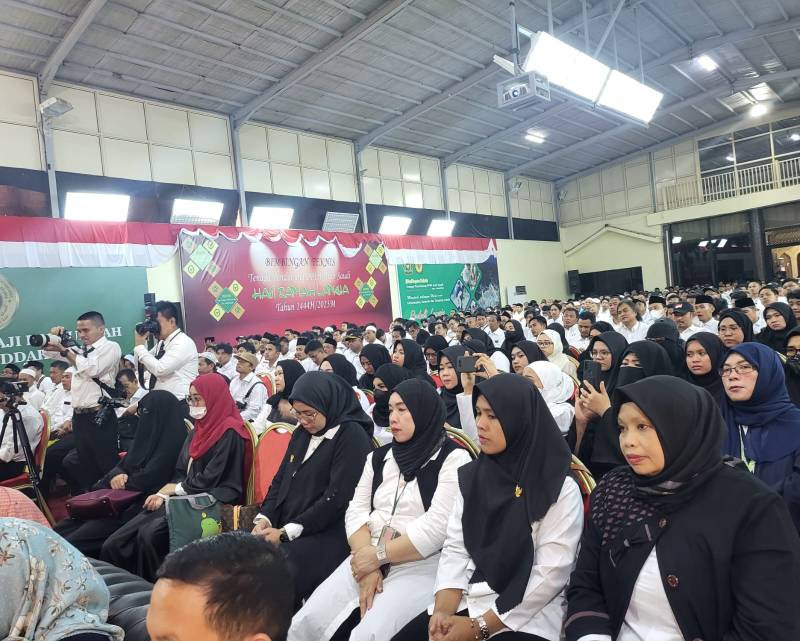 Ikuti Bimtek, 768 Tenaga Pendukung Diminta Fokus Melayani Jemaah Haji