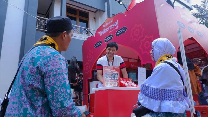 Operasikan Layanan Haji di Arab Saudi,  Telkomsel Hadirkan Paket RoaMAX Haji