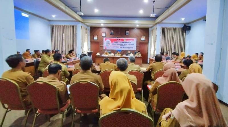 Rakor Dengan KPK RI, Bupati Basli Ali Komitmen Tingkatkan Capaian MCP